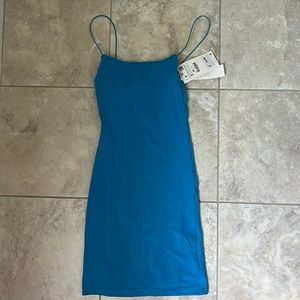 ZARA blue tight dress